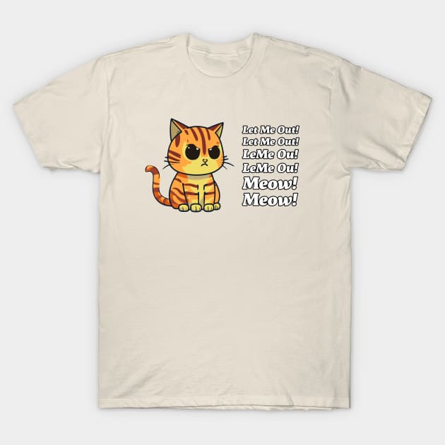 The Origin of Meow T-Shirt by JJFDesigns